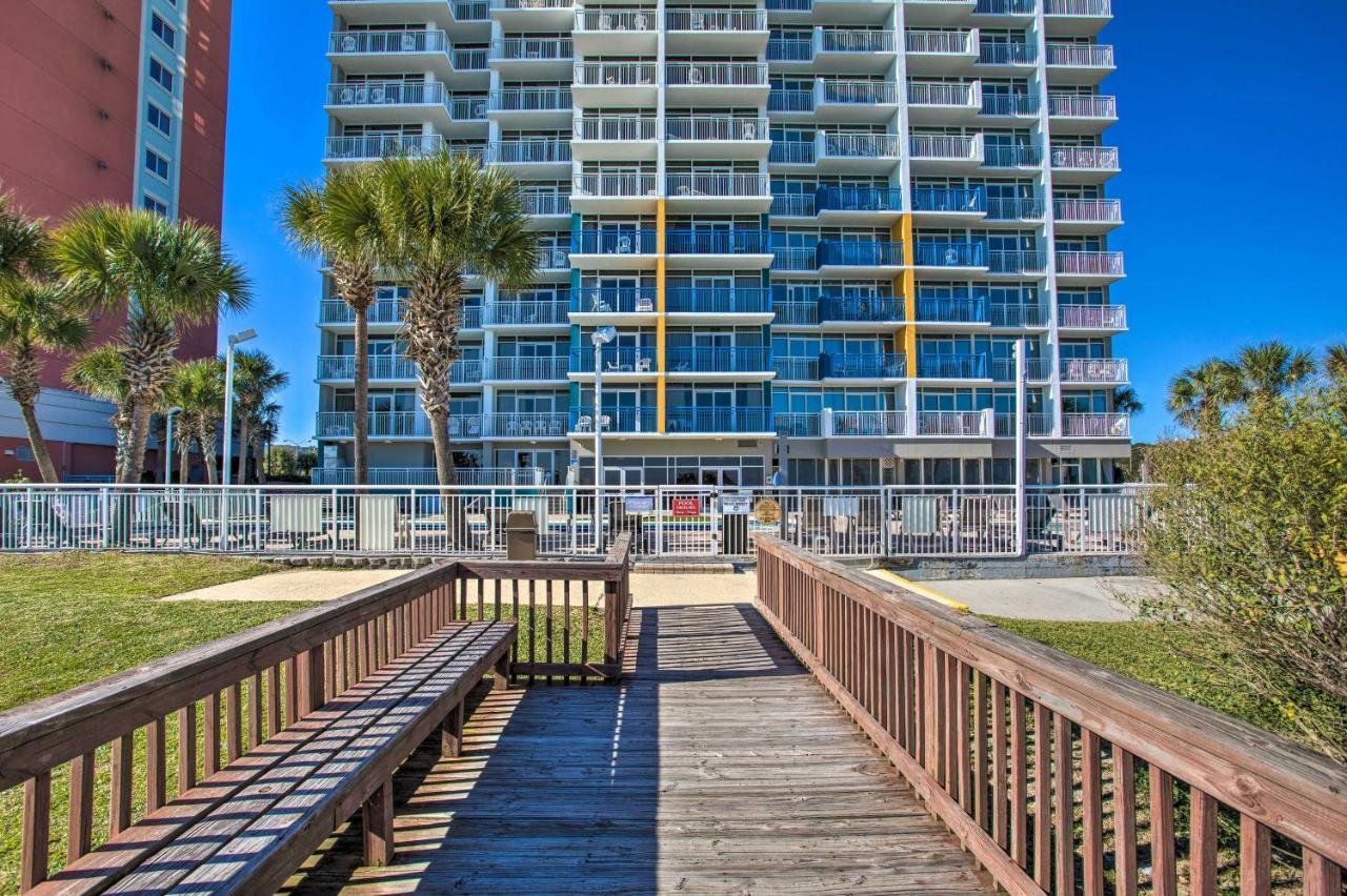 Oceanfront Condo With Huge Balcony Walk To Skywheel Myrtle Beach Luaran gambar