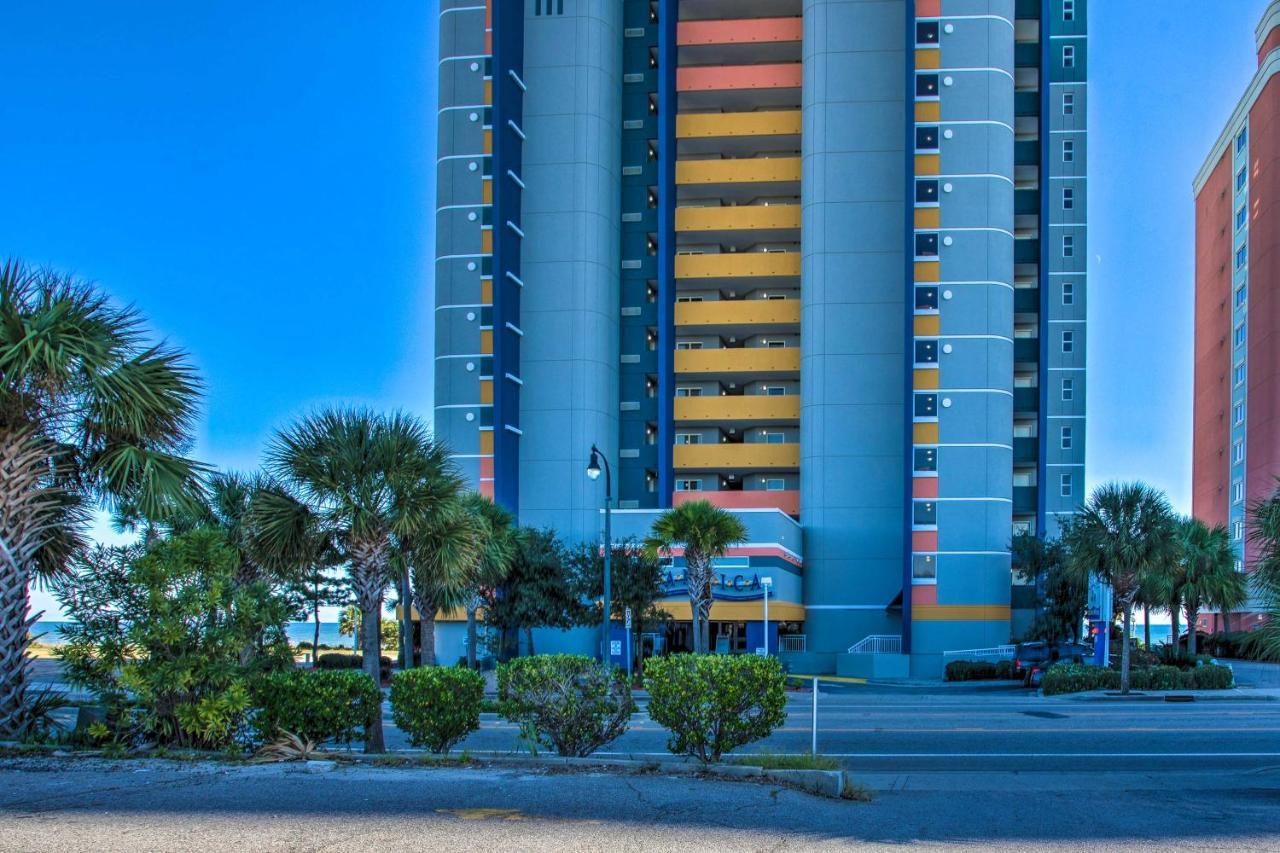 Oceanfront Condo With Huge Balcony Walk To Skywheel Myrtle Beach Luaran gambar