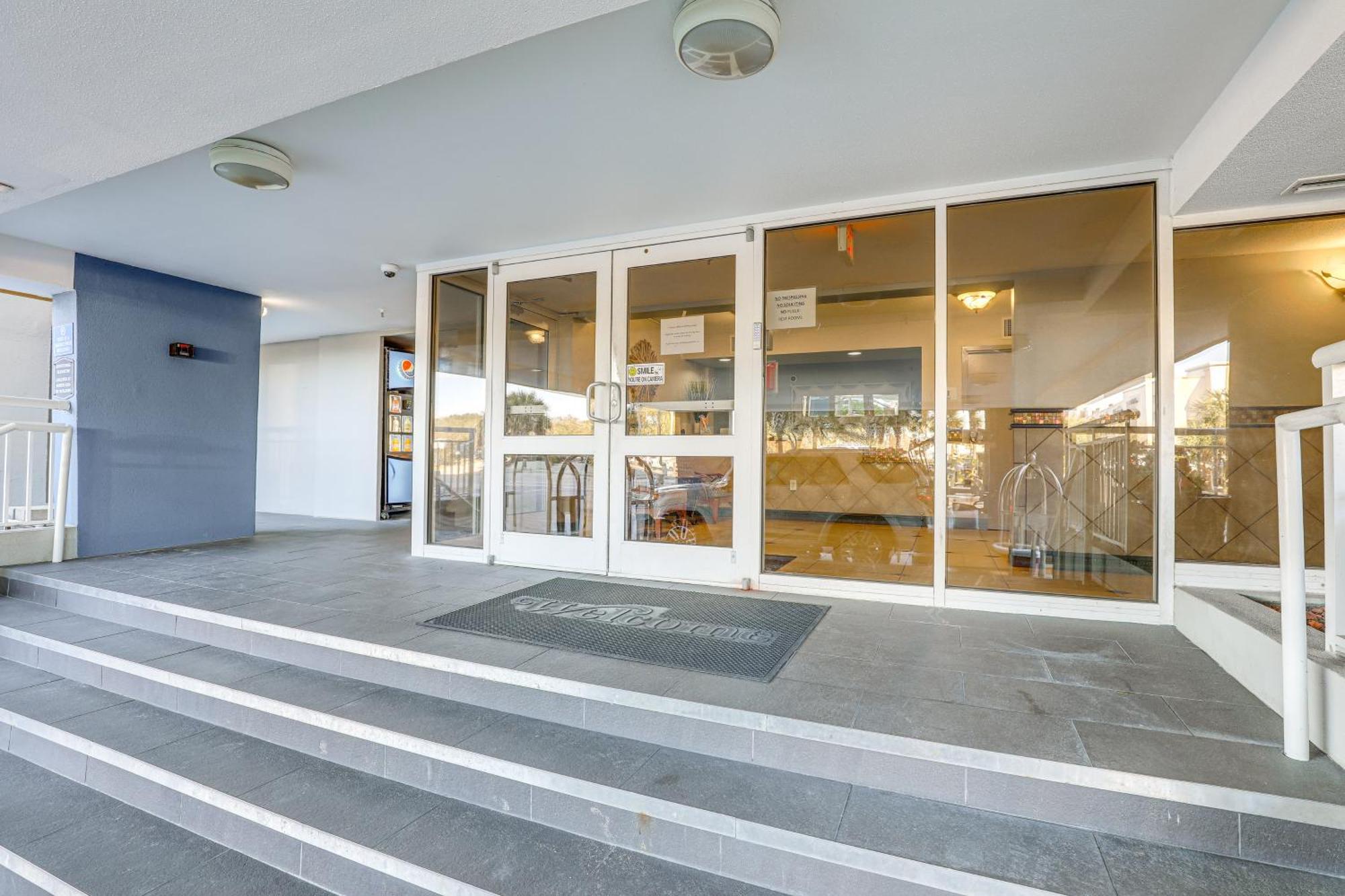 Oceanfront Condo With Huge Balcony Walk To Skywheel Myrtle Beach Luaran gambar