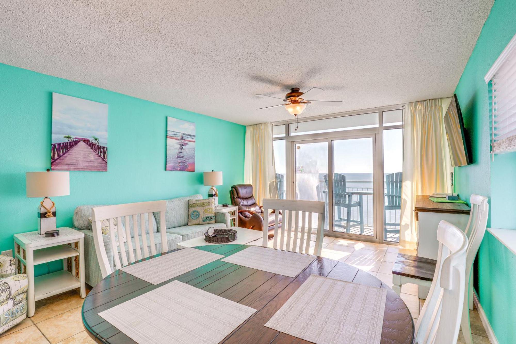 Oceanfront Condo With Huge Balcony Walk To Skywheel Myrtle Beach Luaran gambar